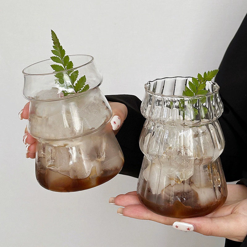 Christmas Tree Glass Cup  Add a charming seasonal touch to your everyday drinks.