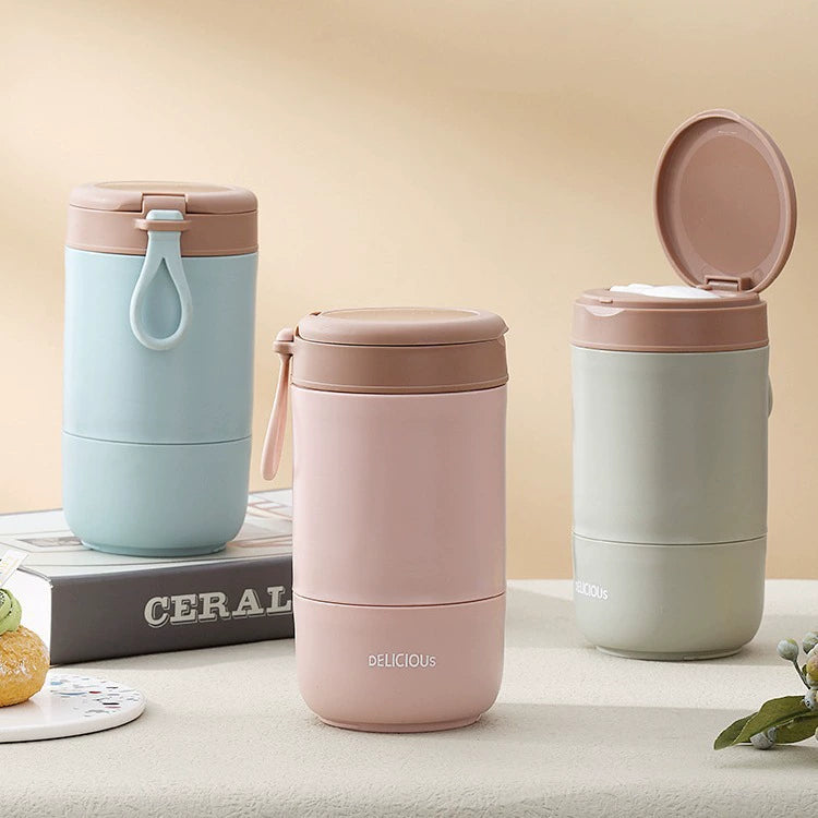 Portable Stainless Steel Insulated Soup Cup