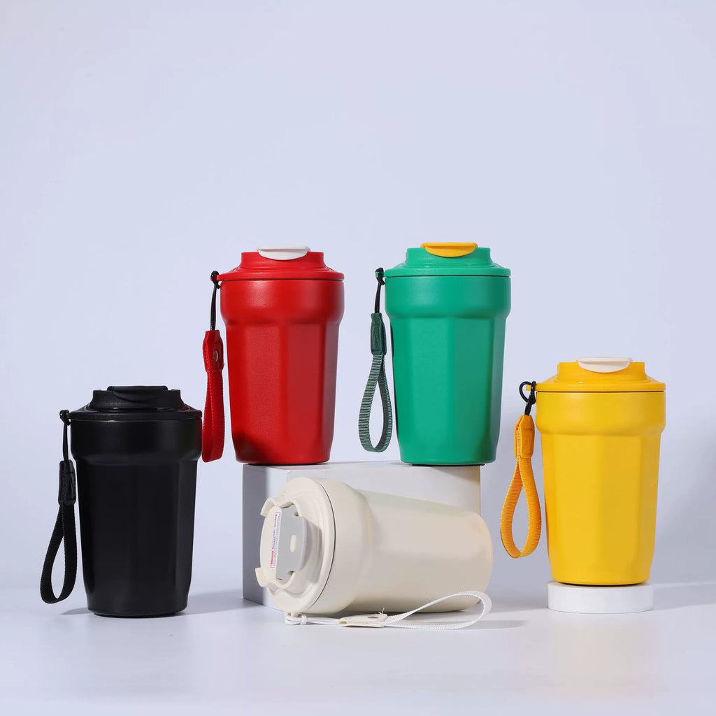 Minimalist Octagonal Stainless Steel Insulated Cup